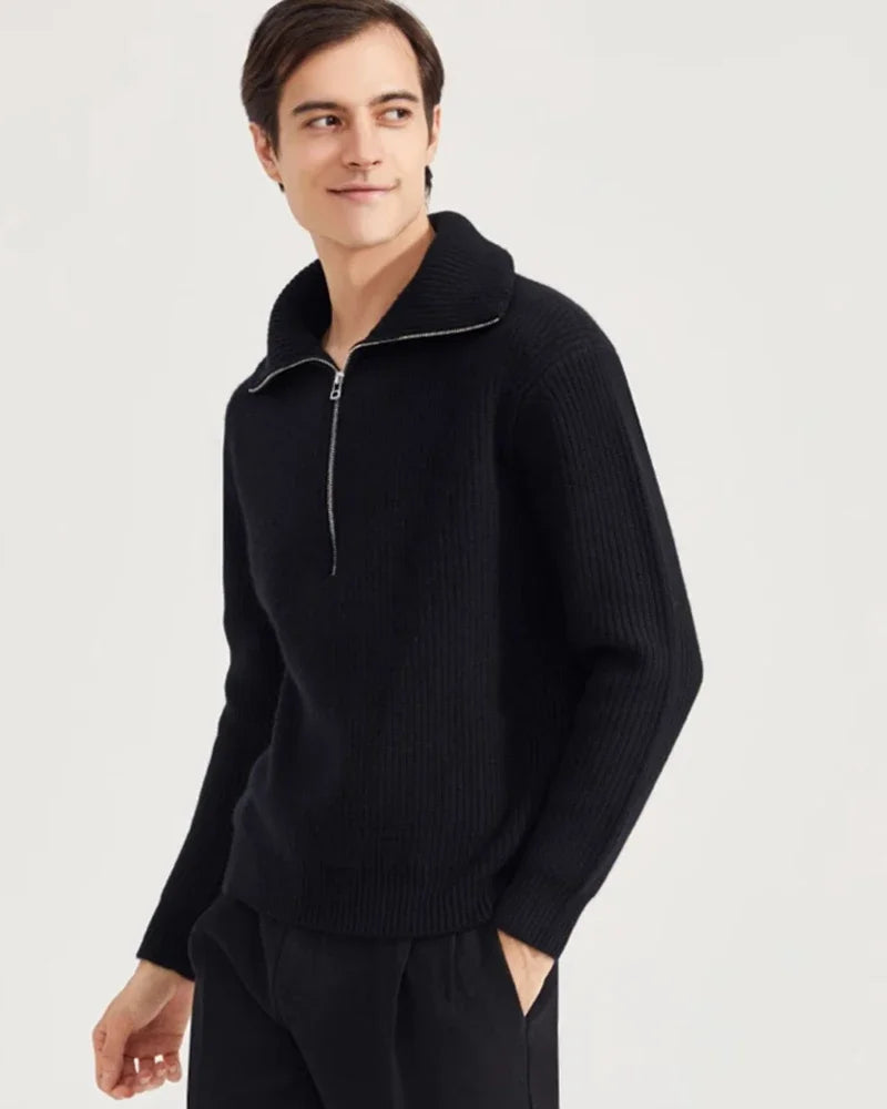 Mason – Men's Jumper Slim Fit Cashmere | Lightweight Knitwear 3