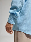 Lacceti Valencia 100% Cotton Summer Shirt displayed in a vibrant, lightweight cotton fabric perfect for warm weather.
