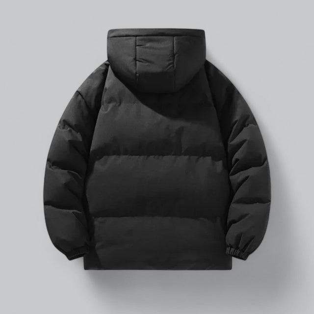Ethan | Men’s Hooded Puffer Down Jacket Water-Repellent Parka
