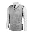 Max – Mens Sweater Vest - Stylish V Neck | Knitted Vest 7