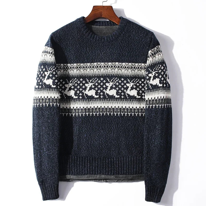 Daniel – Christmas Jumper Mens - Cozy Fleece Style | Pullover 8
