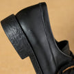 Women’s handcrafted leather loafers by FJØRNA with cushioned insoles, stylish slip-on shoes for comfortable everyday wear.