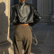 Mia – Leather Jacket Women + Stylish - Trendy | Short Coat 3