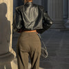 Mia – Leather Jacket Women + Stylish - Trendy | Short Coat 3