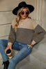 Striped Knit Sweater Soft Acrylic