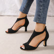FJØRNA Elora orthopedic sandals with heels, featuring supportive design and stylish straps, ideal for comfortable everyday wear.