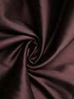 FJØRNA satin ruffled mini dress shown from the front with delicate ruffle details and a fitted silhouette.