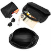Ingrid | Handwoven Faux Leather Tote Bag with Clutch – Chic & Spacious