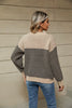 Striped Knit Sweater Soft Acrylic