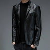 Alex – Black Leather Jacket + Men’s - Stylish/Slim | Blazer 7