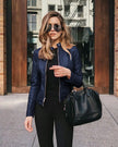 Ava – Leather Jacket Women’s - Stylish/Trendy | Bomber Jacket 7