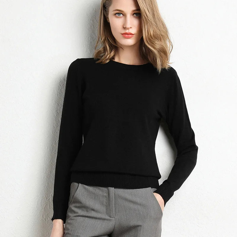Sarah – Cashmere Sweater Women’s Elegant Style | Pullover 3