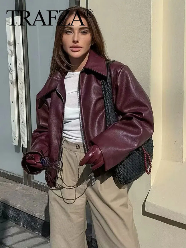 Mia – Leather Jacket Women’s Chic Style | Outerwear 1