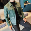 Alex – Men's Leather Jacket - Stylish Vintage | Slim Fit Coat 3