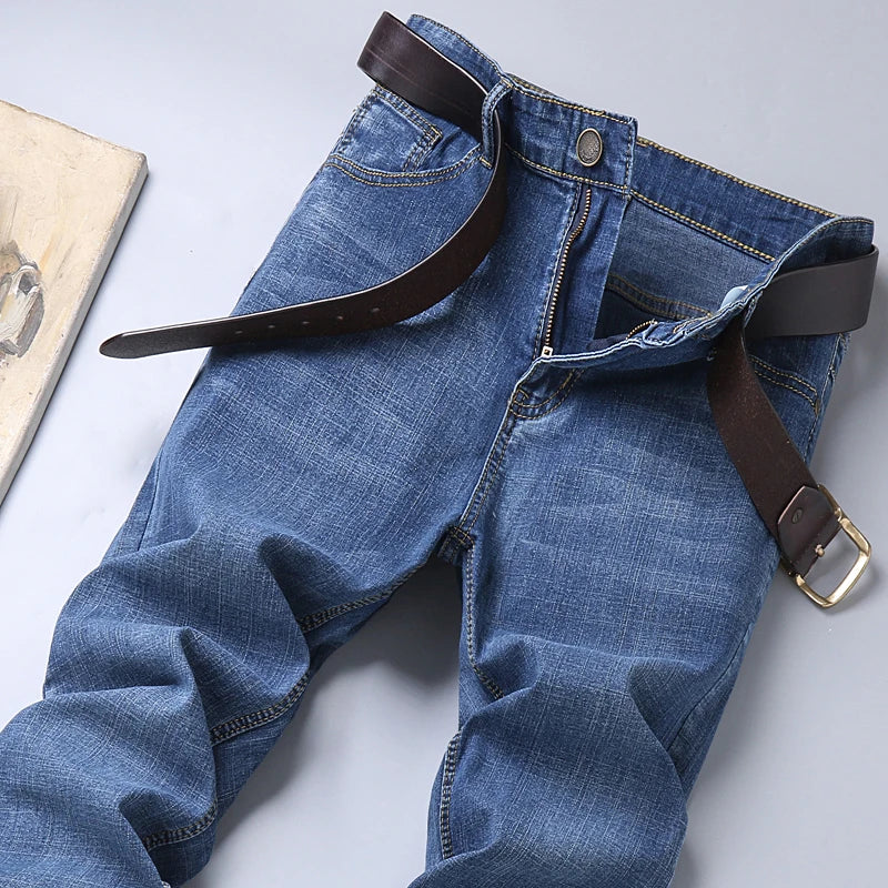 Classic Stretch Denim Pants