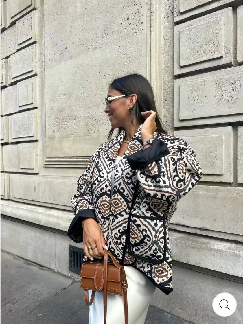 Ava – Women’s Printed Cardigan - Loose Fit | Casual Chic 2