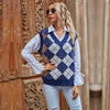 Emily – Sweater Vest Women - Vintage Knit Style | Knit Vest 2