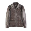 Alex – Men's Leather Jacket - Stylish Vintage | Slim Fit Coat 6