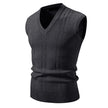 Mark – Sweater Vest Men - Classic V Neck | Knitted Vest 6