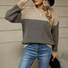 Striped Knit Sweater Soft Acrylic