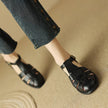 FJØRNA Italian leather women's sandals with adjustable straps, stylish open-toe shoes perfect for summer.