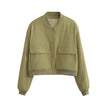 Ava – Bomber Jacket Women - Stylish Vintage | Short Coat 10