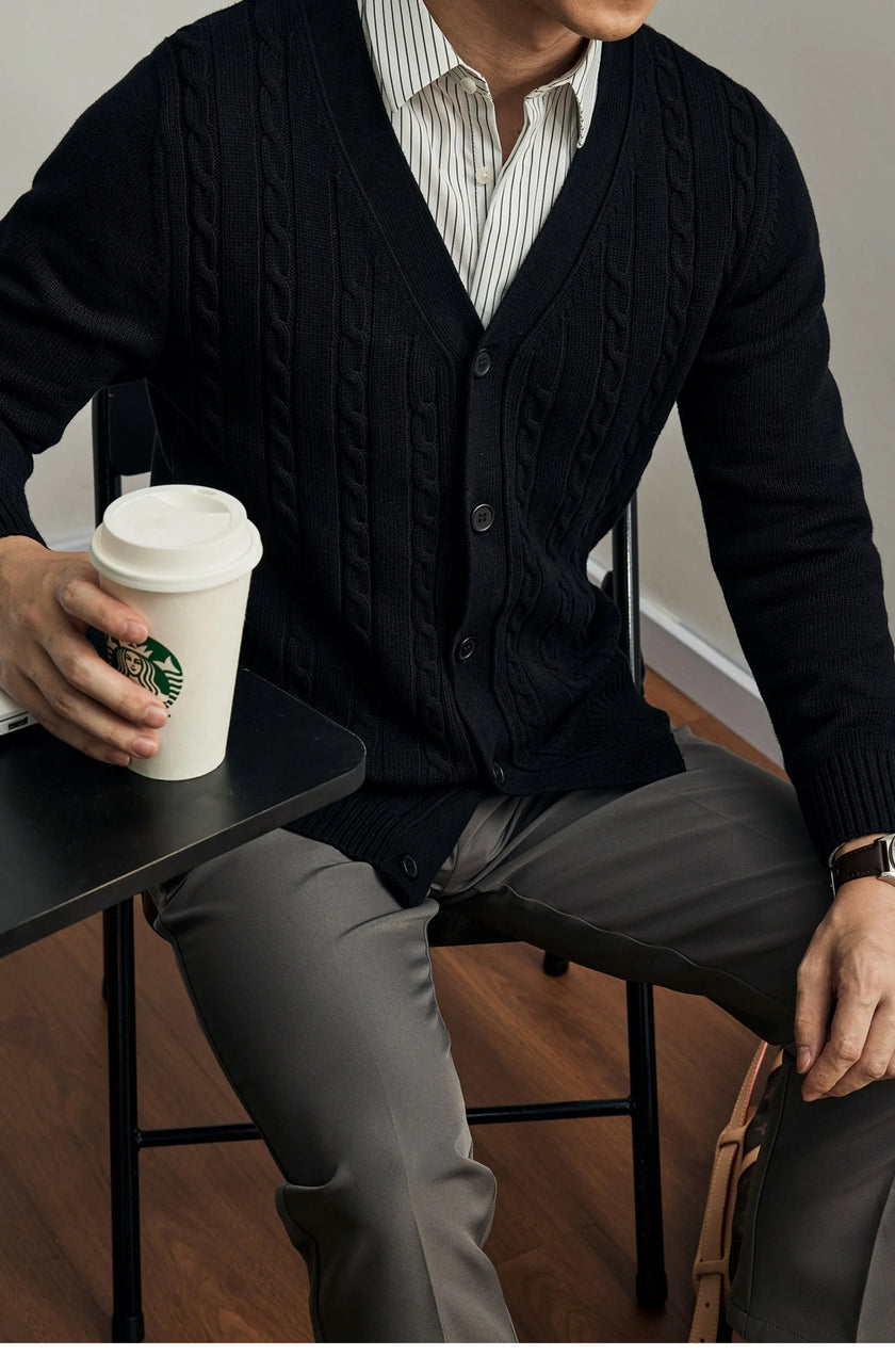 Ethan – Men's Zip Up Cardigan | Stylish Casual Wear 5