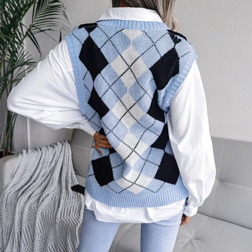 Sophia – Sweater Vest Women - Stylish & Cozy | Knitted Vest 5