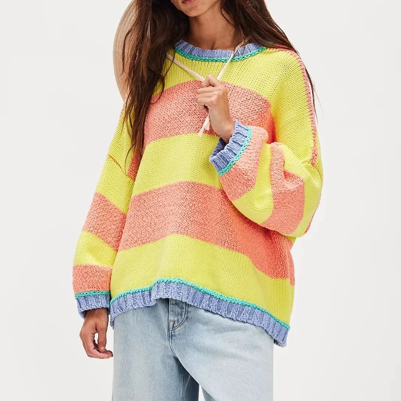 Lily – Crew Neck Women’s Stylish Oversized Sweater | Pullover 3