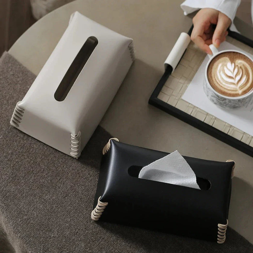 Hansh – Modern Leather Tissue Box Holder