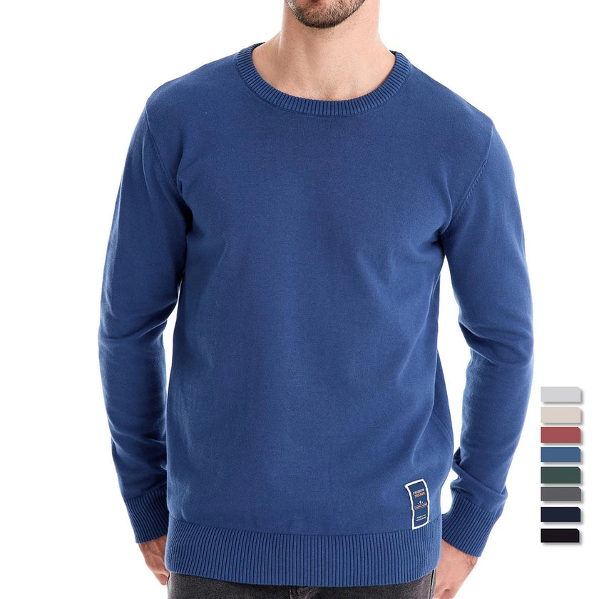 Alex – Crew Neck Men’s Classic Sweater | Casual Knit 1