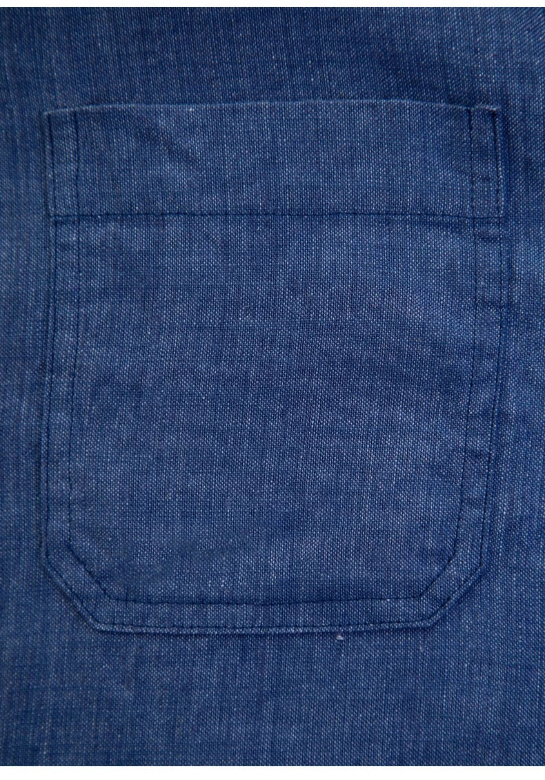 FJØRNA women's linen blend shirt, stylish lightweight top with a relaxed fit, natural fabric texture, and casual design.