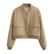 Ava – Bomber Jacket Women - Stylish Vintage | Short Coat 8