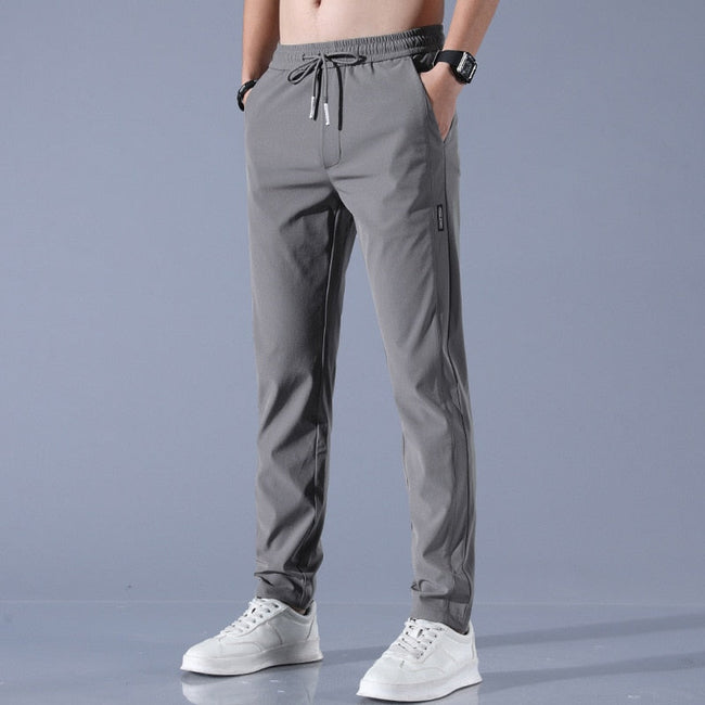 James | Men’s Slim-Fit Jogger Trousers with Drawstring Waist
