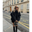 Emma – Black Turtleneck + Women’s - Stylish/Oversized | Sweater 3