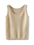 FJØRNA women's cashmere top featuring soft, luxurious knit fabric and a stylish, fitted design.