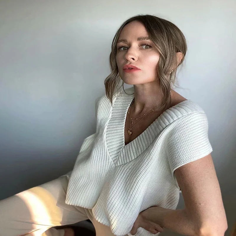 Emma – [sweater vest women] - Stylish Casual | Knit Vest 1