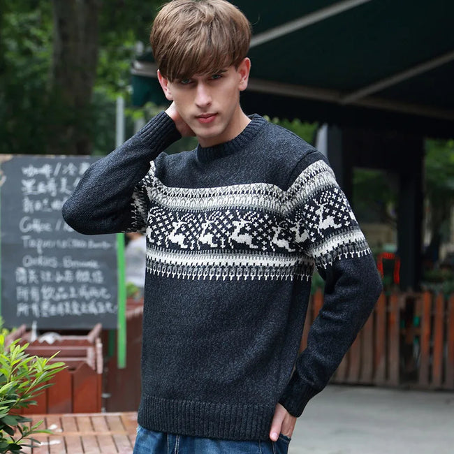 Liam – Christmas Jumper Mens - Cozy/Chic | Wool Pullover 2
