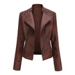 Mia – Leather Jacket + Women’s - Stylish Slim Fit | Biker Coat 7