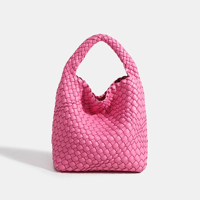 Selma | Woven Leather Shoulder Hand Bag