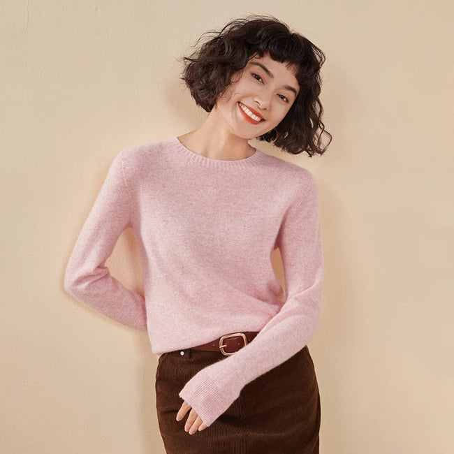 Clara – Cashmere Sweater Women’s Cozy Crew Neck | Sweater 1