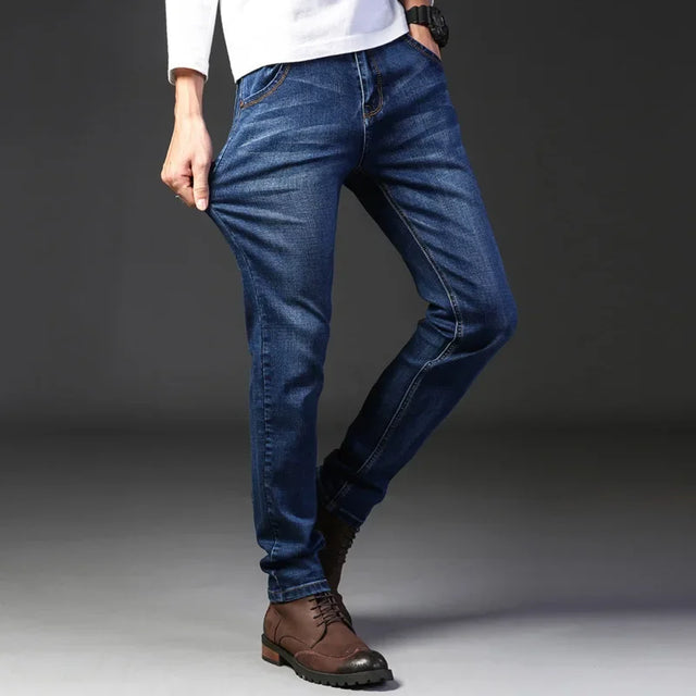 Slim Fit Stretch Jeans Grey