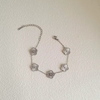 Linnea | Timeless Clover 3-in-1 Stainless Steel Jewelry Set: Necklace, Bracelet, and Earrings