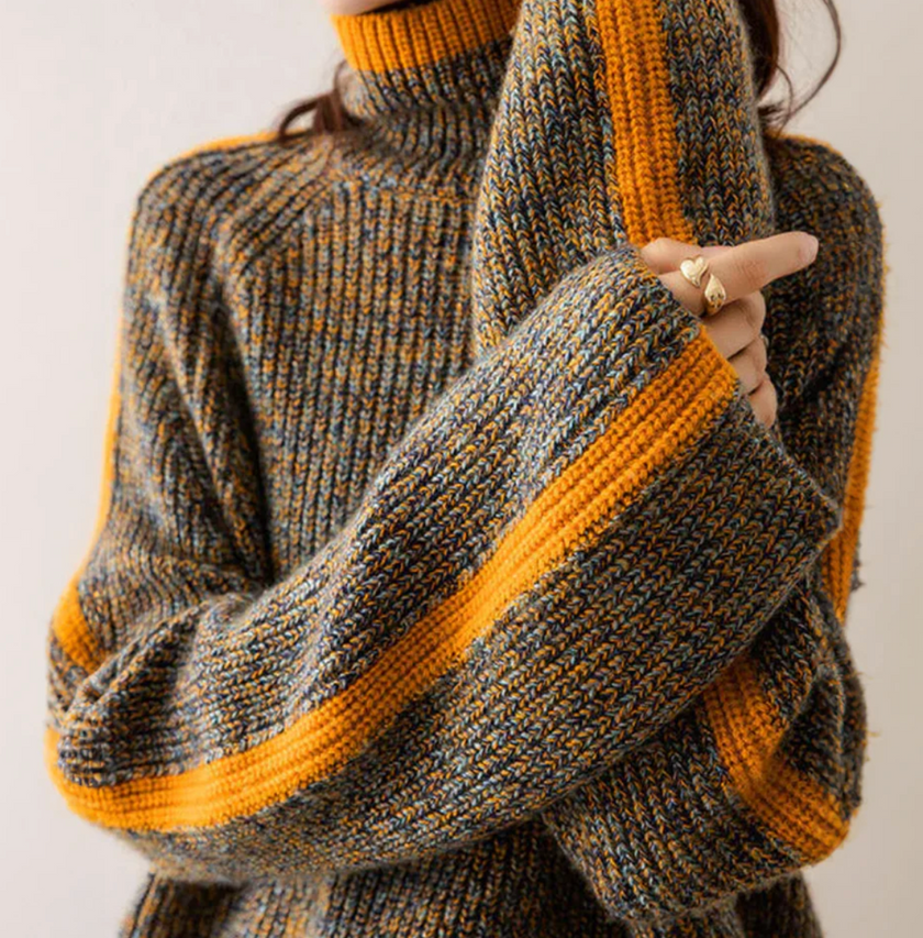 Oversized Turtleneck Sweater - 6