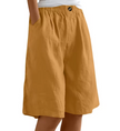 FJØRNA Renee™ Comfort Shorts in soft fabric, featuring a relaxed fit with an elastic waistband and casual style.