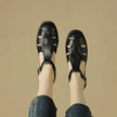 FJØRNA women's Italian leather sandals with adjustable straps, featuring a stylish and comfortable open-toe shoe design.