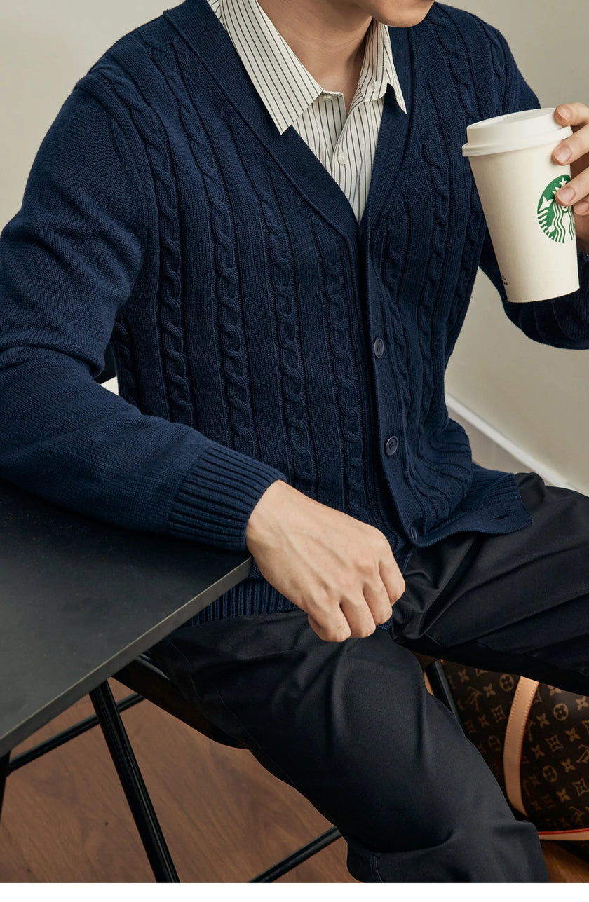 Ethan – Men's Zip Up Cardigan | Stylish Casual Wear 6