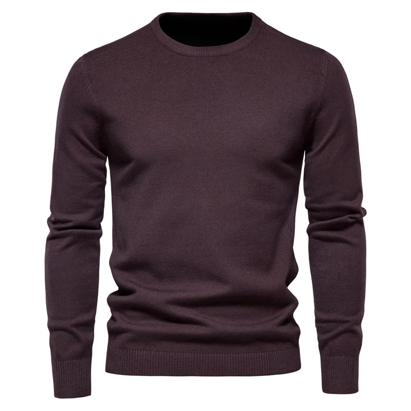 Alex – Crew Neck Men’s Cozy Pullover Sweater | Stylish 12
