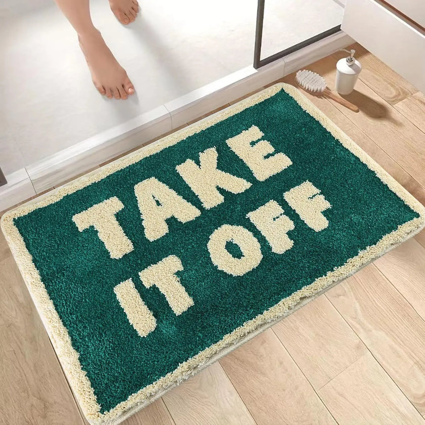 Boho Fluffy Bathroom Rug