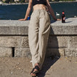 FJØRNA women's knit top, close-up of soft, cozy fabric and stylish neckline, perfect for casual and chic outfits.